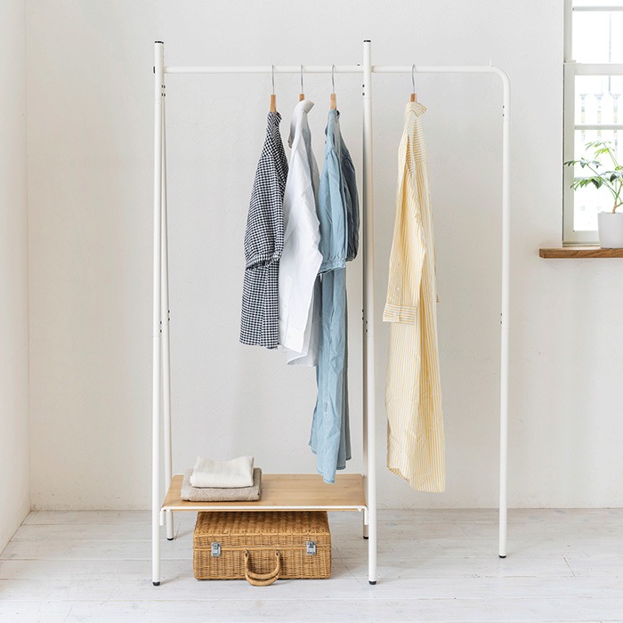 TETSUNAGI �ƥĥʥ� RACK A & Shelf board + Side hanger SET