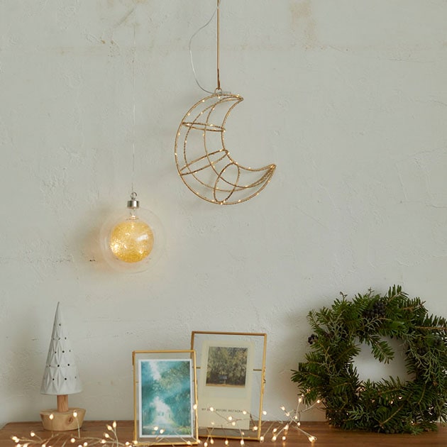 Horn Please �ۡ��� �ץ꡼�� LED �饤�� �ե졼���� �ϥ󥮥� MOON �ڥ�åԥ��б���