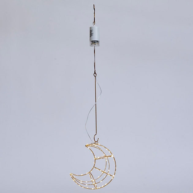 Horn Please �ۡ��� �ץ꡼�� LED �饤�� �ե졼���� �ϥ󥮥� MOON �ڥ�åԥ��б���