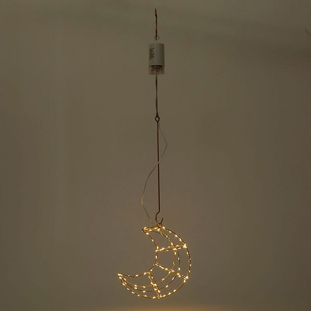 Horn Please �ۡ��� �ץ꡼�� LED �饤�� �ե졼���� �ϥ󥮥� MOON �ڥ�åԥ��б���