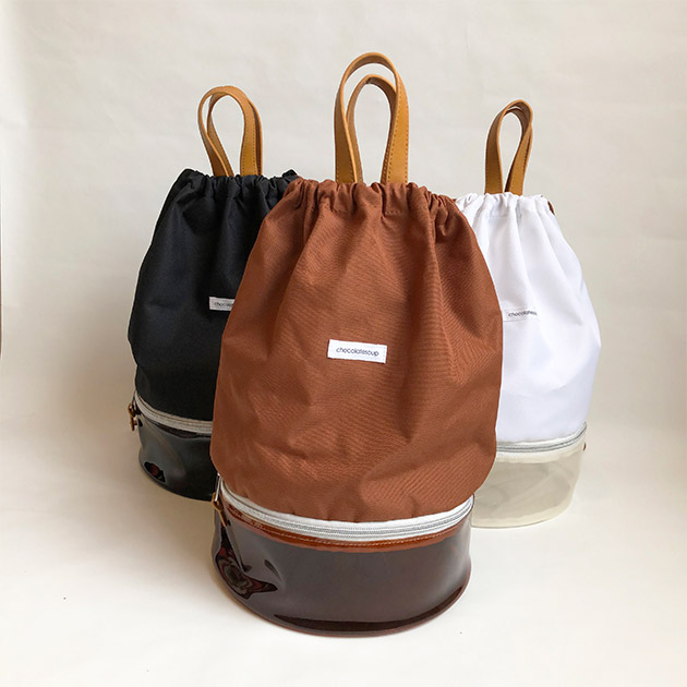 chocolatesoup 祳졼ȥ TWO LAYER POOL BAG