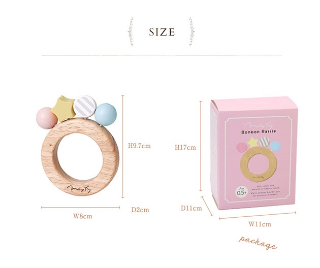 Milky Toy �ߥ륭���ȥ� Bonbon Rattle(�ܥ�ܥ��ȥ�)