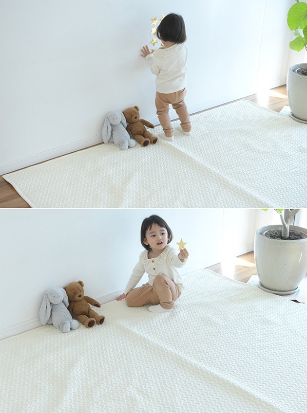 I LOVE BABY ������֥٥ӡ� ���֥� ����ƥ��� �ޥå�150x200cm���Ҥ��ܤʤ�