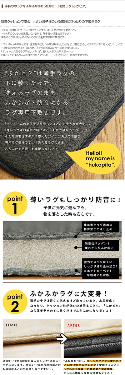 ���ߤ��饰 �դ��ԥ� 170��170cm