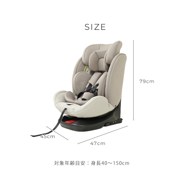 ���㥤��ɥ����� ISOFIX ��ž�� R129Ŭ�� ���󥰥桼��