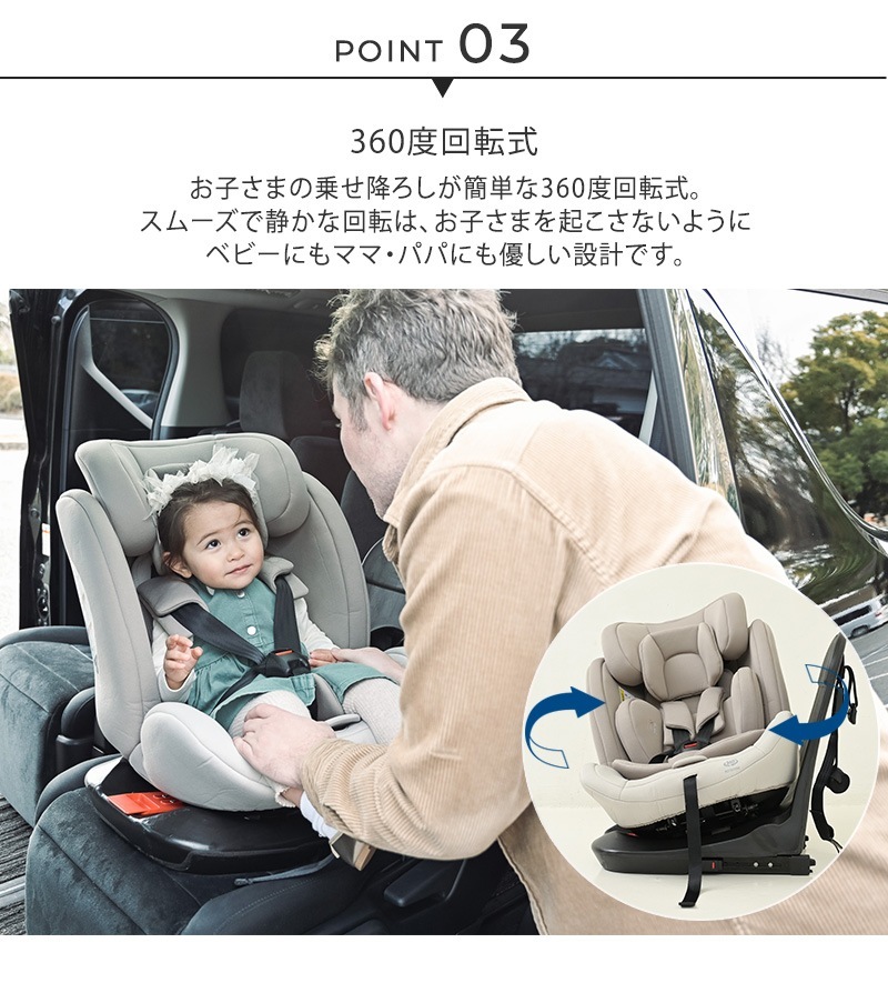 ���㥤��ɥ����� ISOFIX ��ž�� R129Ŭ�� ���󥰥桼��