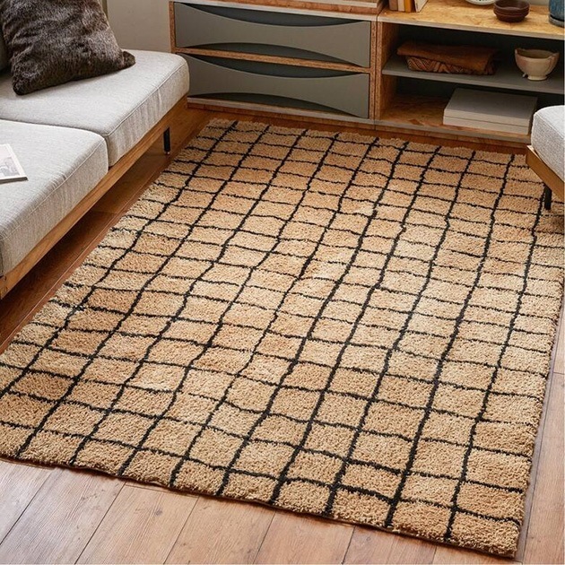 journal standard Furniture ���㡼�ʥ륹��������ɥե��˥��㡼 GRID RUG ����å� �饰 200cm��250cm