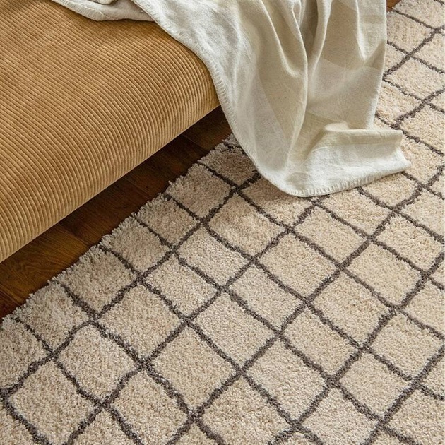 journal standard Furniture ���㡼�ʥ륹��������ɥե��˥��㡼 GRID RUG ����å� �饰 200cm��250cm