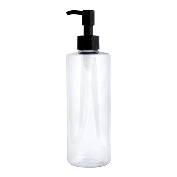 ボトル容器 プッシュポンプ付 300ml (スリムロング/クリア) | オイル用