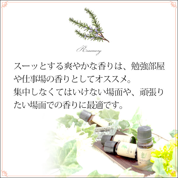 エッセンシャルオイル 8つ メール便 送料無料】シナモンリーフ＆ローズマリーCTカンファー