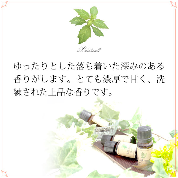 メール便 送料無料】パチュリ＆フランキンセンス各10mlセット (天然