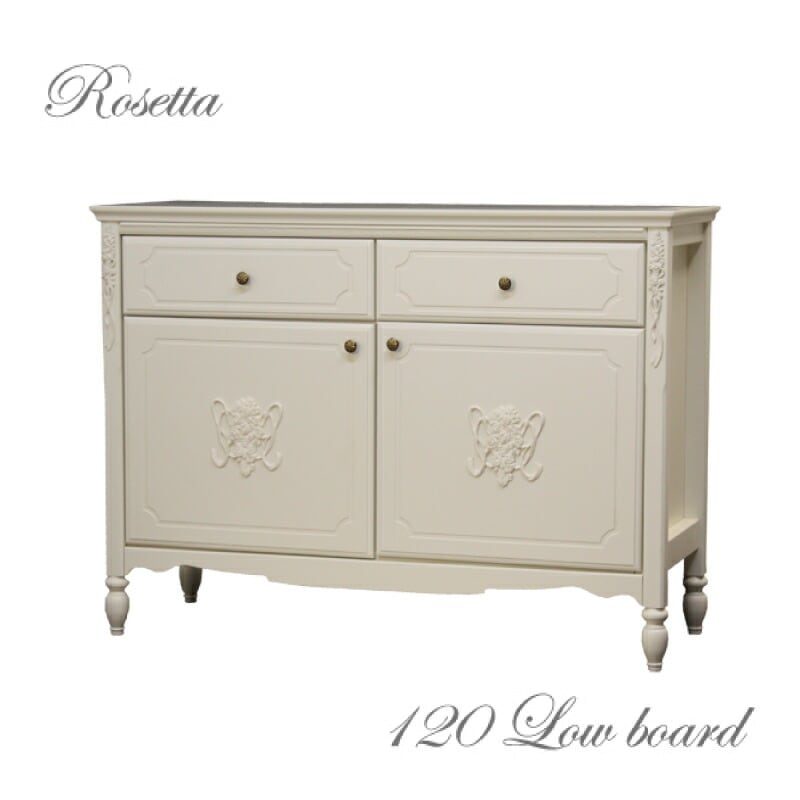 サルタレッリ ヴェルサイユ 1ドアサイドボード アイボリー ロー