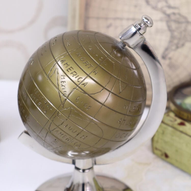 アンティーク地球儀　オブジェ 楽天市場】アンティーク 地球儀インテリア オブジェ クラシック