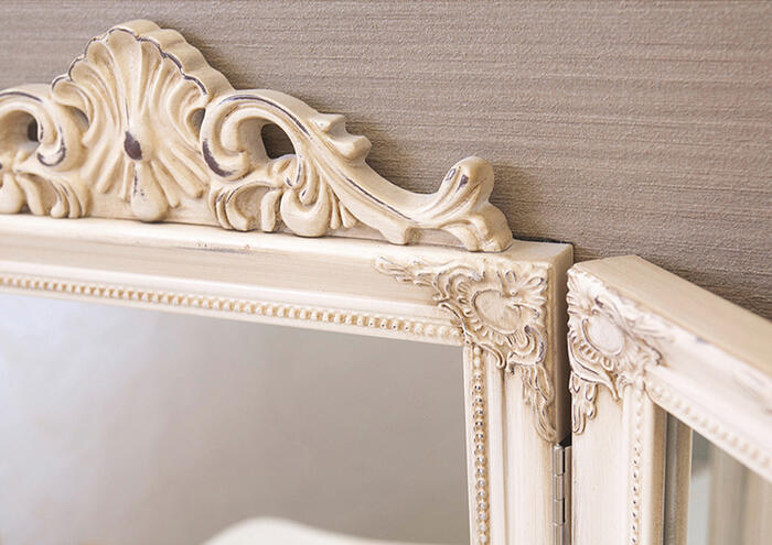 チャーチルウッド 三面鏡 3色より選択<br>RE25148 | 卓上ミラー