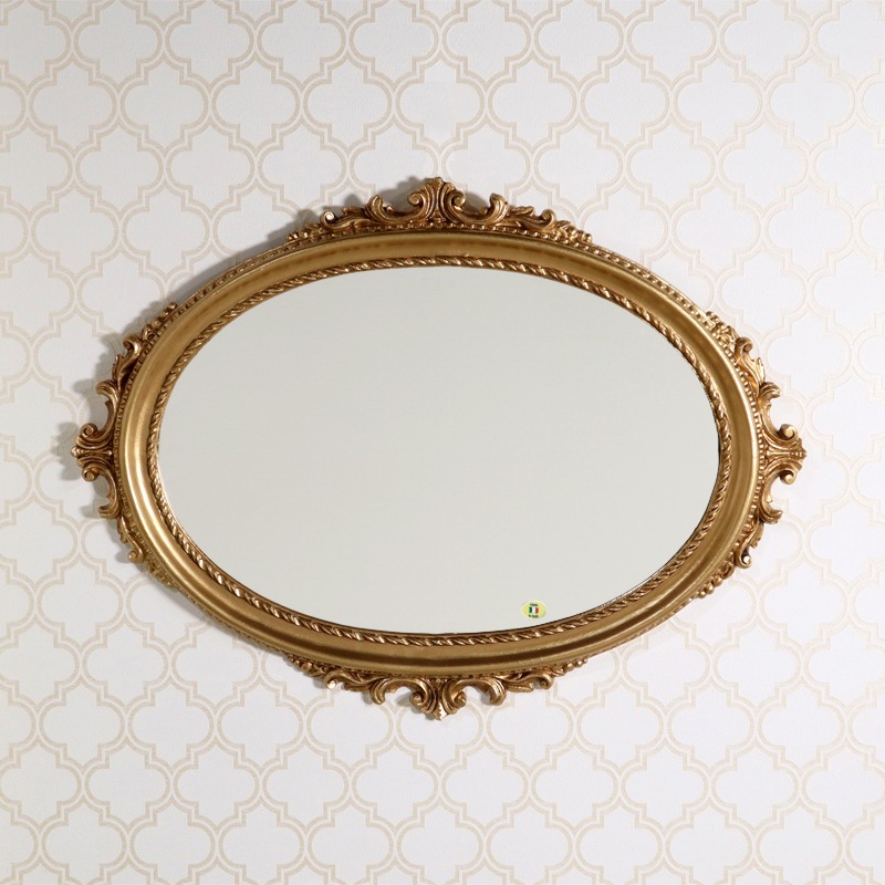 イタリア製 ウォールミラー ゴールドイタリア ミラー クラシック