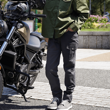 ライディングカーゴパンツ【グレー】