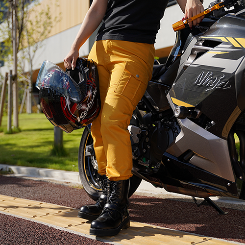 ライディングカーゴパンツ【マスタード】