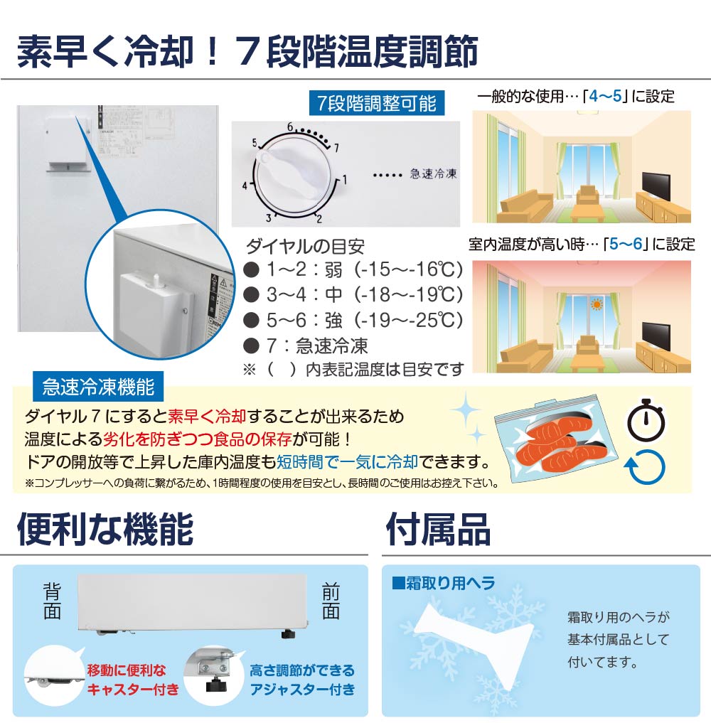 ��ޥ��� ���ॹ�ȥå��� ������ 108L RRS-T108 �ۥ磻�� - ��̳������� - ��������519��600��1040(mm) - ��ǽ��-15���-25���®���ൡǽ�դ����������� �Υ�ե���