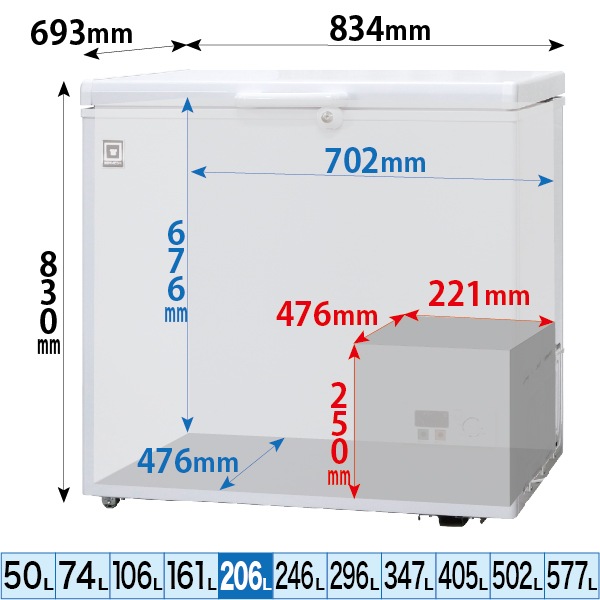 ޥ ॹȥå ե꡼֥륷꡼ 206L RCY-206 ۥ磻 - ̳ - 834693830(mm) - ǽ-20®ൡǽդLEDΥե