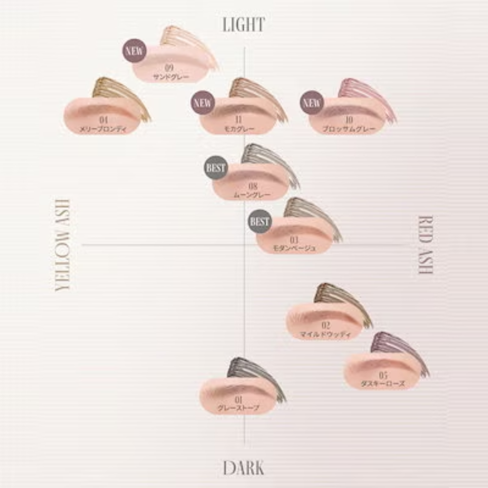 rom&nd ハンオール ブロウカラー 眉マスカラ 選べるカラー2点セット Han All Brow Cara