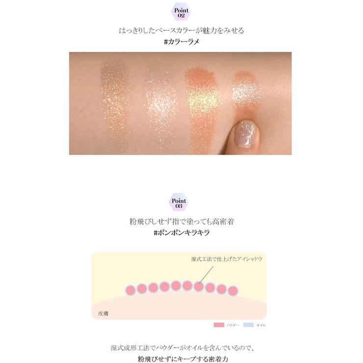 ザユニバースグリッターシャドウ THE UNIVERSE GLITTER SHADOW