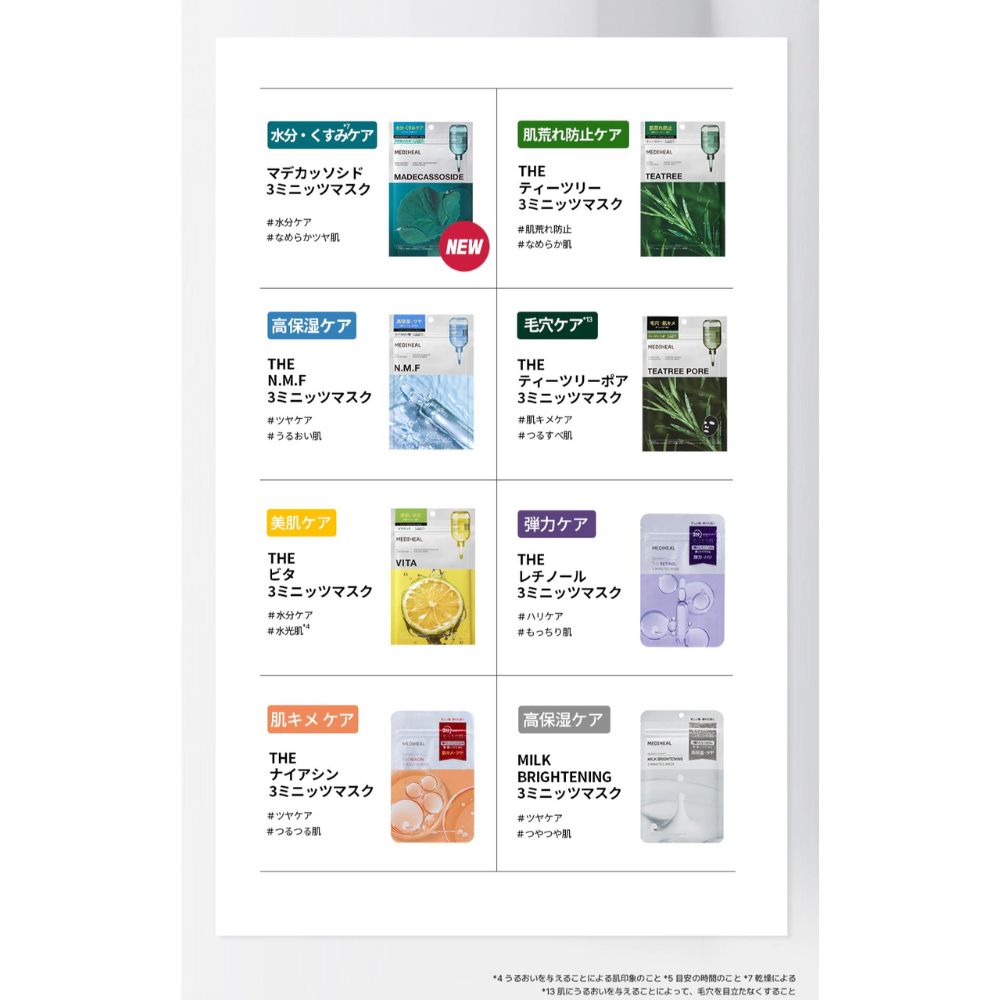 MEDIHEAL メディヒール】ミルクブライトニング 3ミニッツ マスク