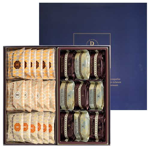 プランセスギフト(フォンダン18枚入/ショコラミルフィーユ9個入)