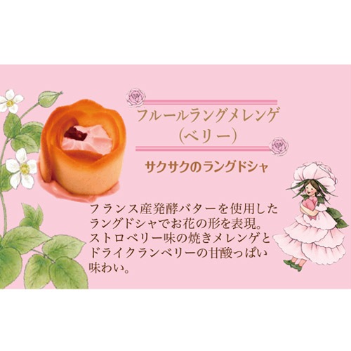 ちいさな花のおはなし フルールラングメレンゲ ベリー 4個入