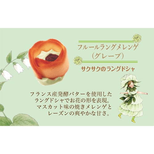 ちいさな花のおはなし フルールラングメレンゲ グレープ 4個入
