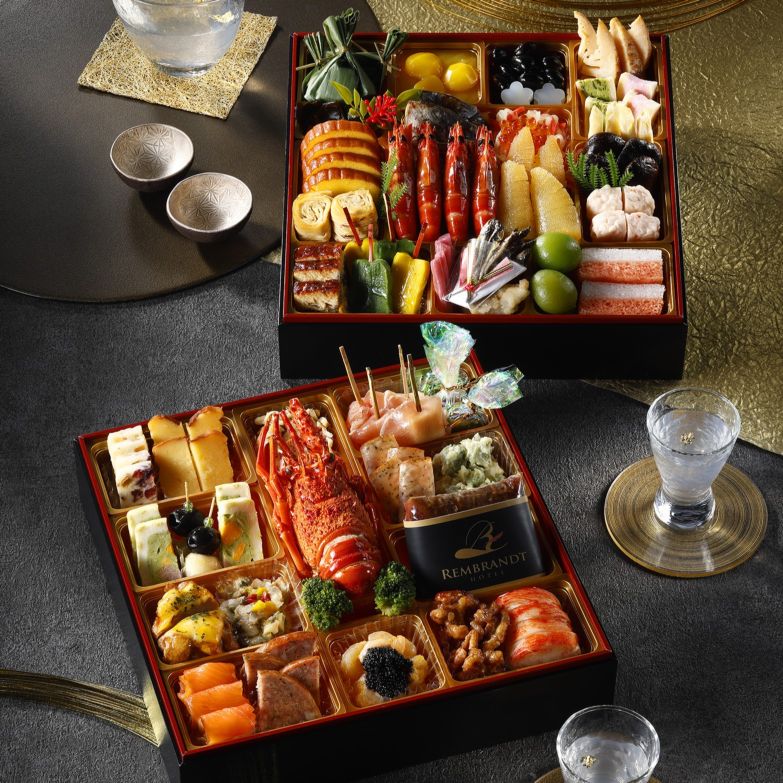 【早割!】全国配送 2026年　和洋おせち二段重　和聖-Himi-