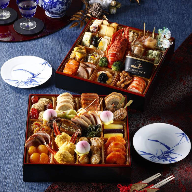 【早割!】全国配送 2026年　洋中おせち二段重　聖華 ｰHika-