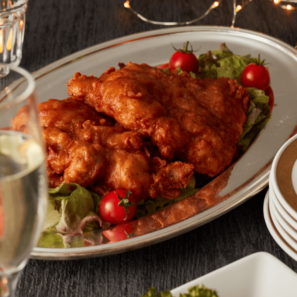 秘伝スパイスの骨なしフライドチキン