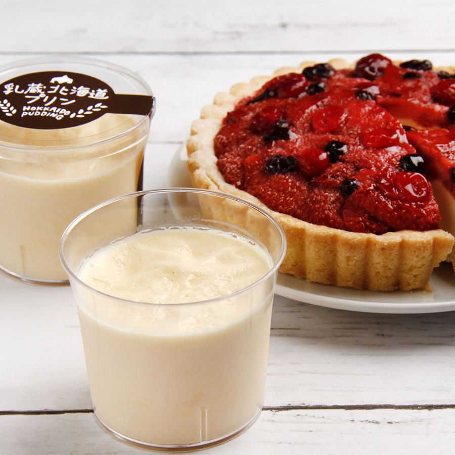 北海道ミックスベリータルト・プリン