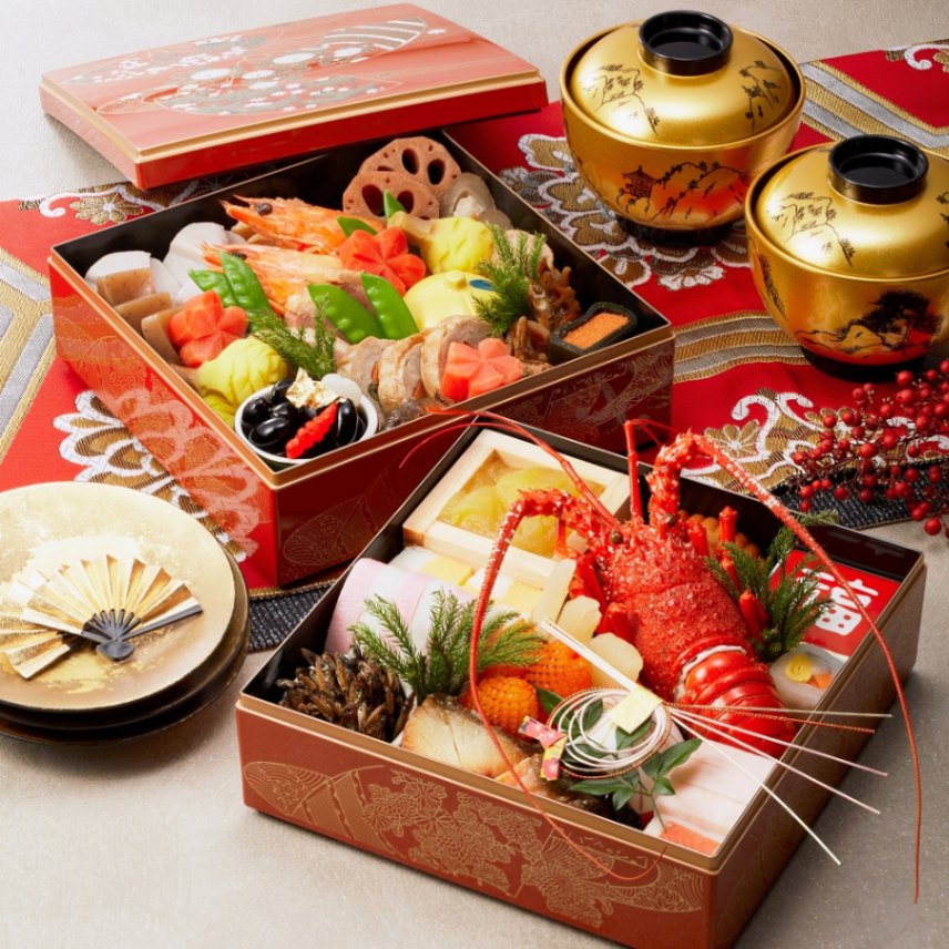 【早割!】来館引取 2027年レンブラントホテル厚木　日本料理「中津川」　おせち二段重　　麗 -うらら-