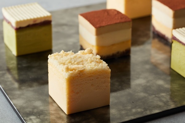 #22時の誘惑チーズケーキCUBE  9個セット　　(ブルｰチーズ×3、ティラミス×3、宇治抹茶×3)