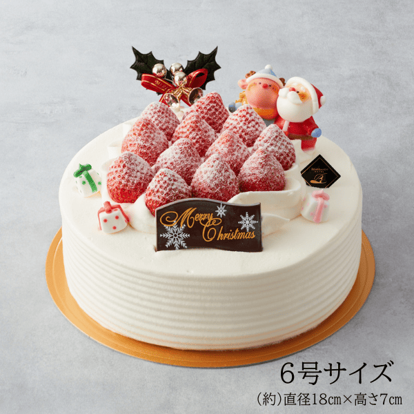 クリスマス生ショートケーキ6号　　