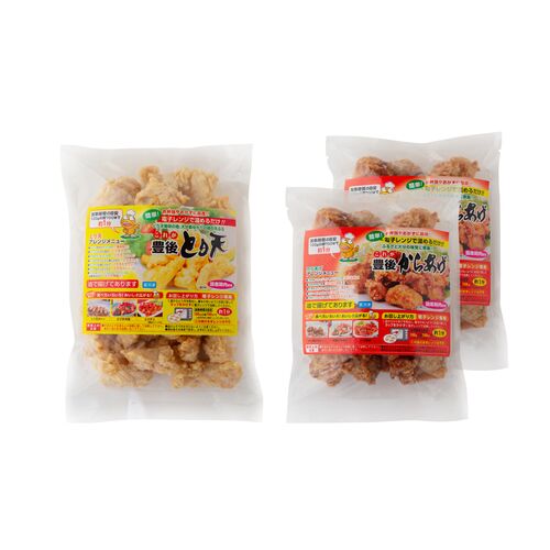 大分名物 豊後 とり天&唐揚げセット (とり天500g 唐揚げ300g×2)