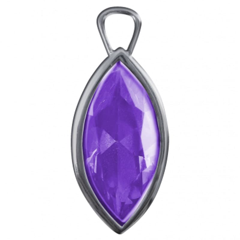 創造の紫の光 ジルコニア 《リヒトウェーゼン》 16×22mm｜フラワー