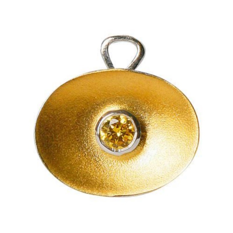 リヒトウェーゼン　創造のゴールドの光 ジルコニア(箱付き) エロヒムのゴールドの光 ジルコニア 《リヒトウェーゼン》 16×22mm