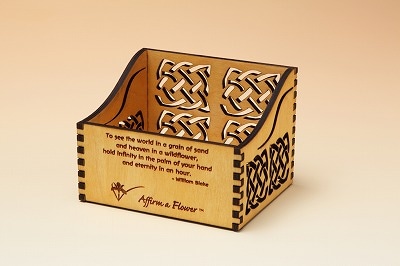 アファメーションカード用木箱 《FESフラワーエッセンス》（取り寄せ品