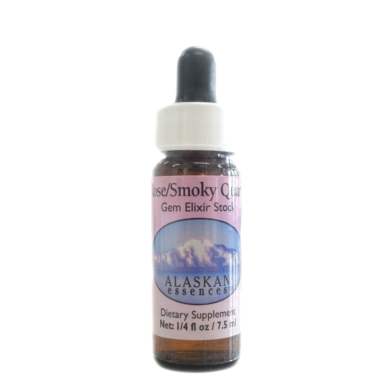 ローズ/スモーキー クォーツ《アラスカンエッセンス》7.5ml｜フラワー