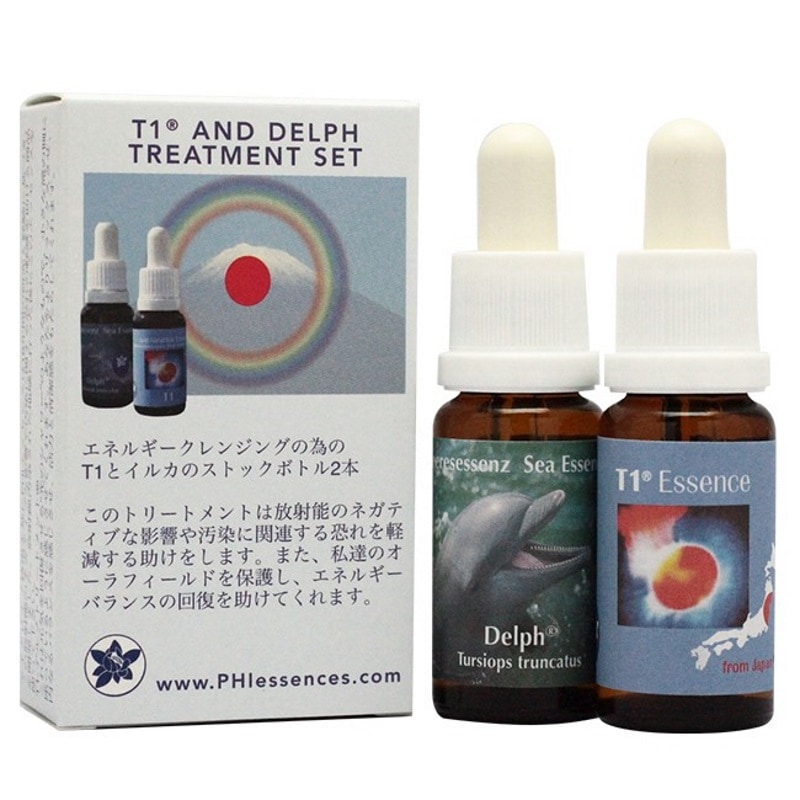 T1＆イルカのトリートメントセット《コルテPHIエッセンス》｜フラワー