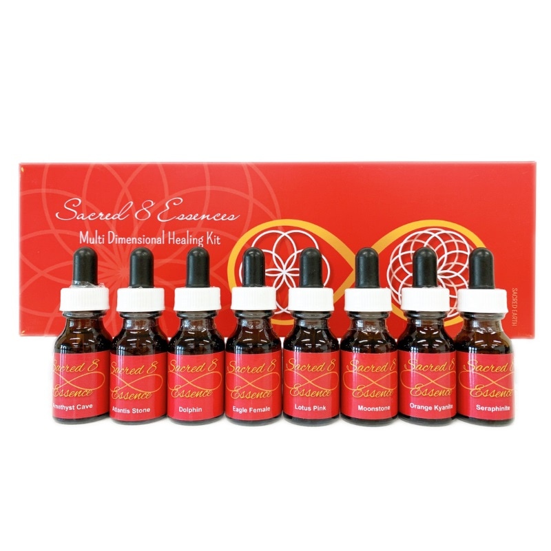 フラワーエッセンス　8本 多次元ヒーリング8本キット《セイクレッドエイトエッセンス》15ml×8本