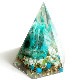 シャッツカイトの高いピラミッドオブジェ 《ボヘミアンオルゴナイト》 4×5.5cm