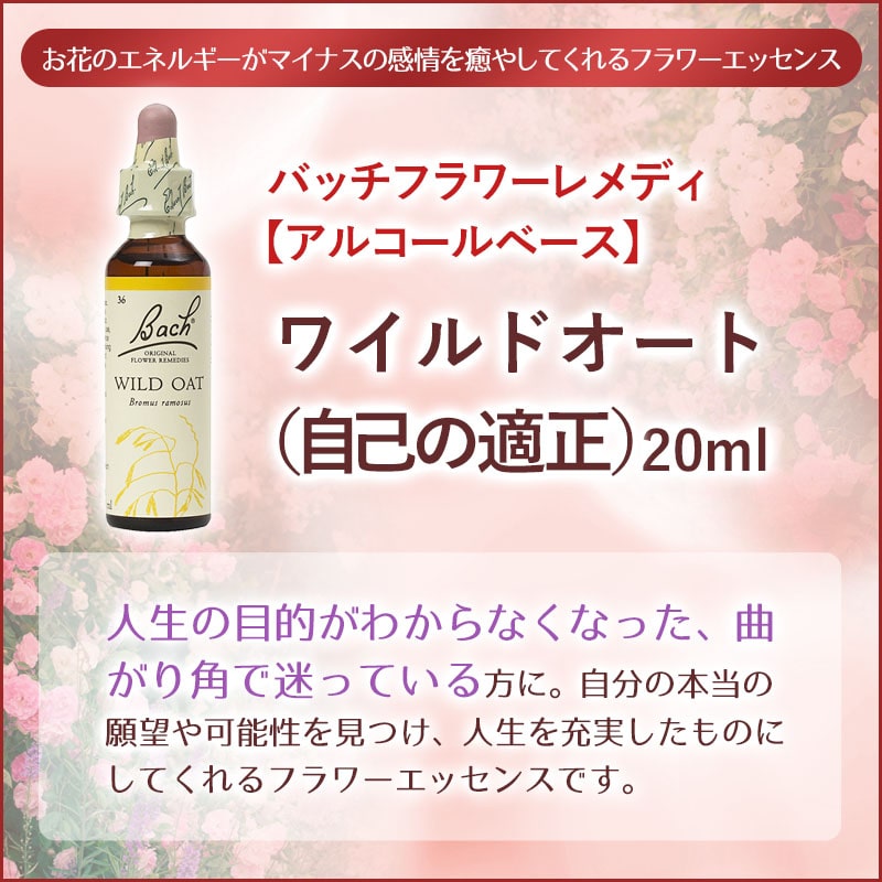ワイルドオート（自己の適性） アルコールベース《バッチフラワー