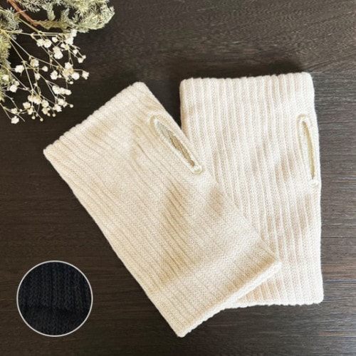 絹糸紡　肌面シルク100%アームウォーマー　選べるカラー【ネコポス可】