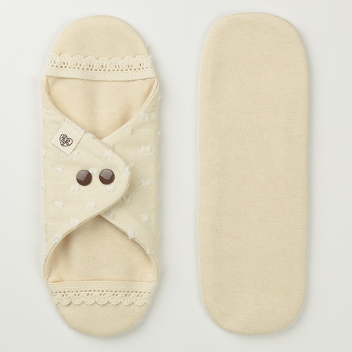 布ナプキン［おりもの・軽い日用］　ホルダーSSサイズ &パッド1枚セット　(防水布あり)　アルティメイト　軽失禁尿モレ【ネコポス可】