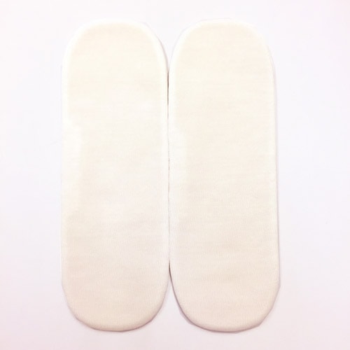 パッドSSサイズ［おりもの・軽い日］リバーシブル(シルクニット)2枚セット【ネコポス可】