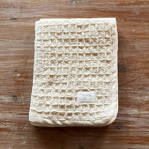 オーガニック和綿ガラ紡ブランケット　ベビーサイズ小　薄手　Reicarino∞bon【ネコポス不可】