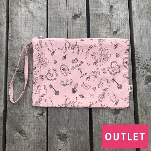 【アウトレット】【たけいみき×REMEDY GARDENコラボ布ナプキン】布ナプキン持ち歩き用ポーチ(防水なし)【ネコポス可】no66